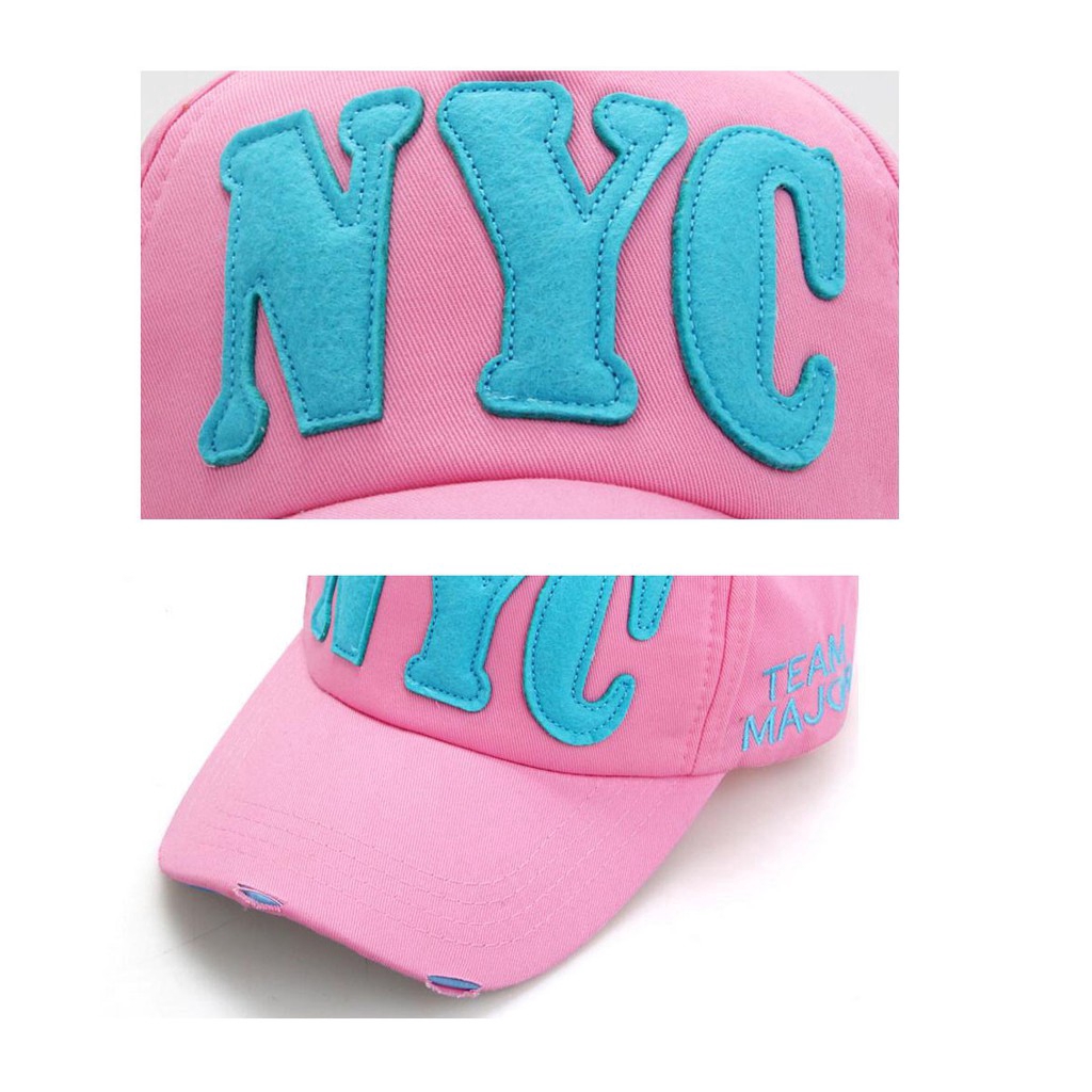 Fashion Women Men Cotton NYC Embroidery Baseball Cap New York City Sports Outdoor Snapback Dad Cap