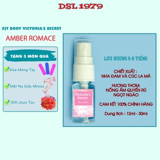 Xịt Body Mist 10ml Xịt Thơm nước Hoa Toàn Thân Hương Văn Phòng Bill Mỹ
