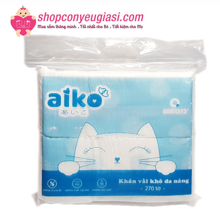 Khăn Khô Đa Năng Aiko Túi - 300g/500g