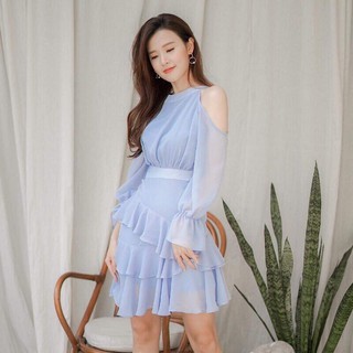 Đầm Tiểu Thư chiffon kÈm Lót New Hot