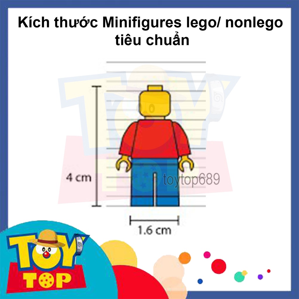 Đồ chơi Combo 8 minifigures ghép ninjago mini xếp hình ninja lái xe máy lắp ráp PRCK 61015