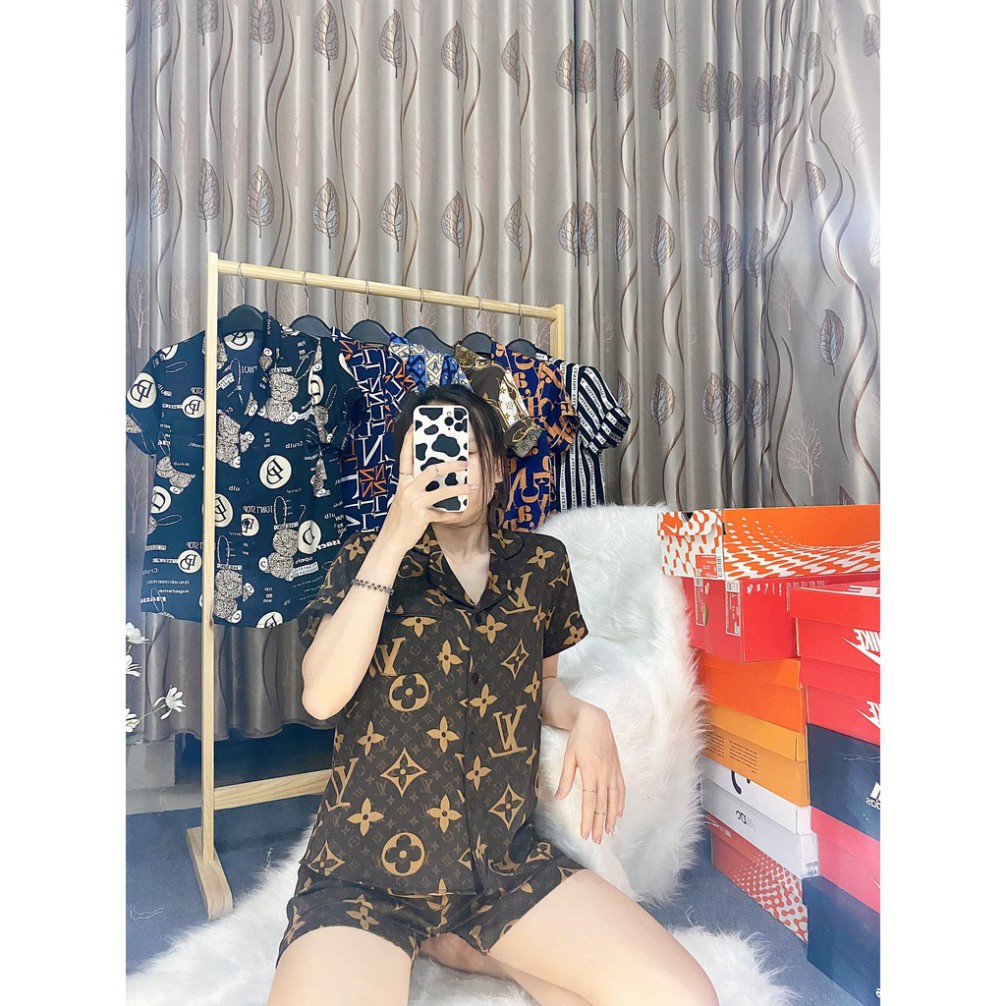 freeship Pijama - Bộ ngủ lụa latinh Sammi_Beauty cao cấp hơn Bộ lụa satin. Hàng Việt Nam Xuất Khẩu 2021