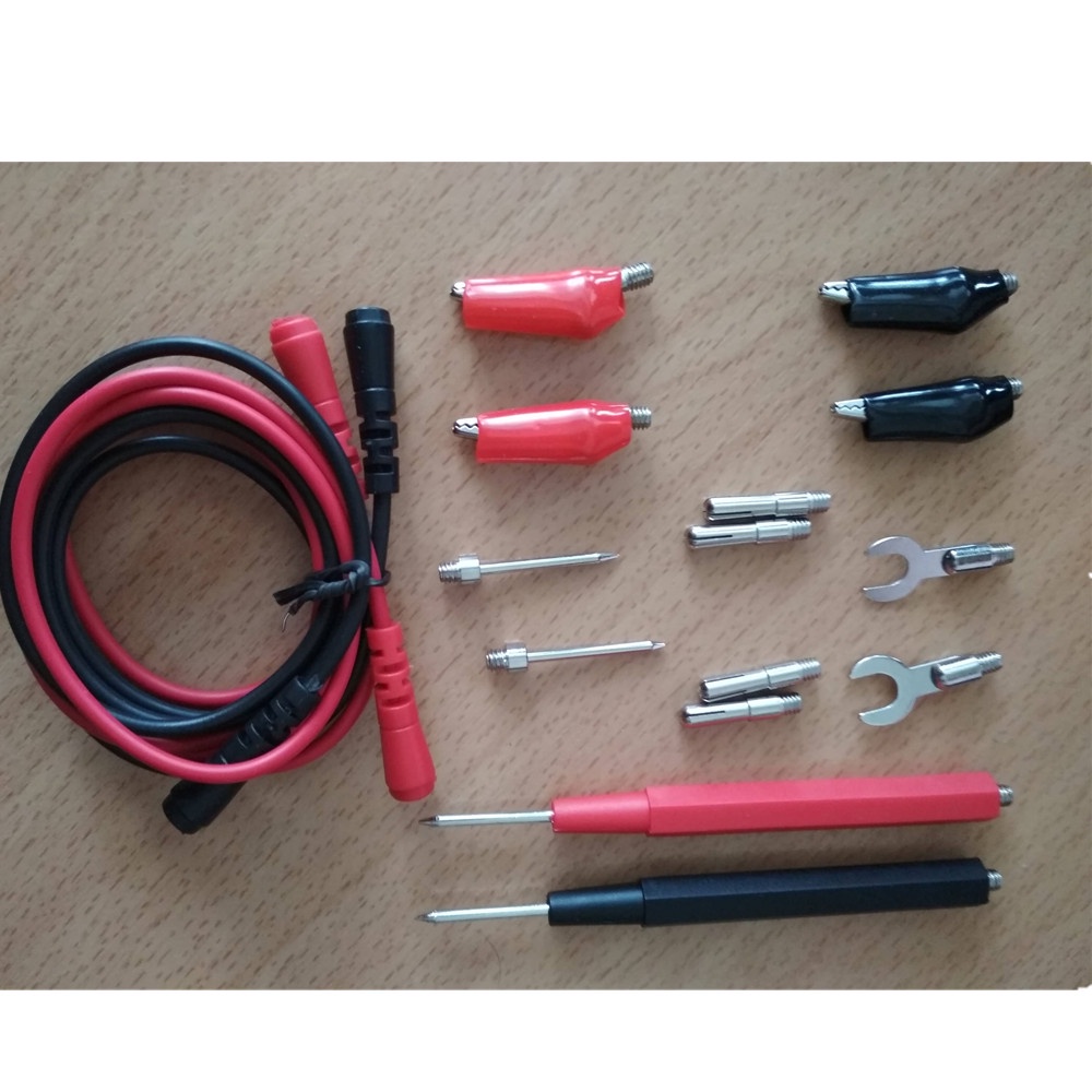 Bộ đầu thử nghiệm pcbfun P1500 kẹp cá cấu/phích cắm chuối/kẹp chốt cho đồng hồ vạn năng