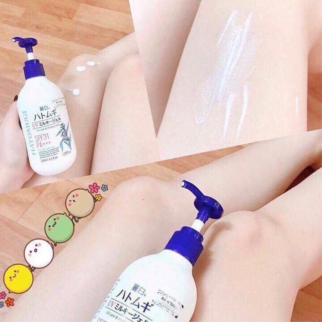 Sữa dưỡng thể trắng da, chống nắng Hatomugi spf31 pa+++ | BigBuy360 - bigbuy360.vn