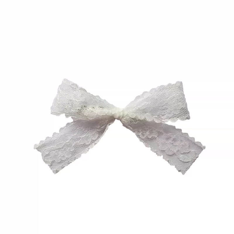 Kẹp nơ ren nhỏ tiểu thư