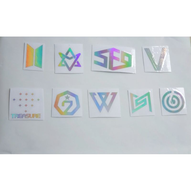 Miếng Dán Logo Nhóm Nhạc Exo (Exo, Nct, Ab6Ix, V, Way, Sf 9, Day6, Icon, Enhypen, Monstax,