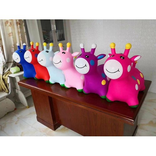 Hươu nhún Cao cấp cho bé - Thú nhún bơm hơi