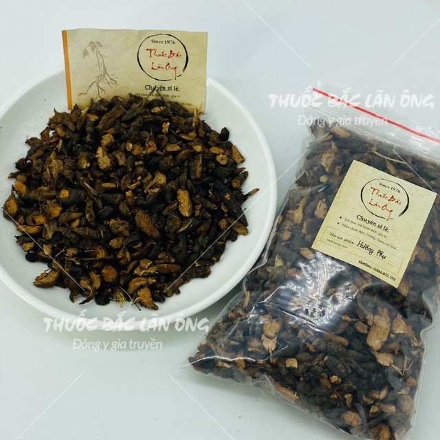 Hương phụ khô 500g ( củ gấu tàu đã sơ chế)