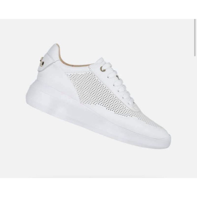 (Thanh lý) giày sneaker da màu trắng size 36