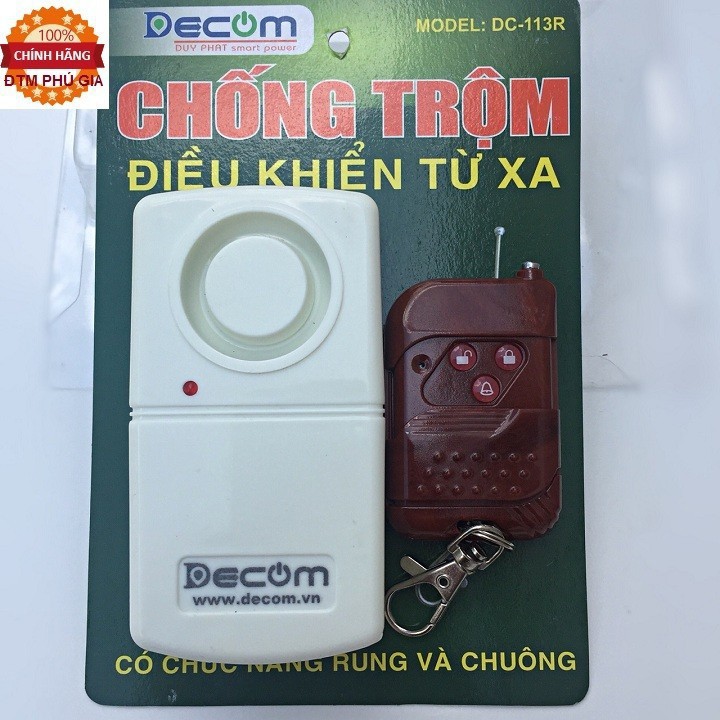 BÁO ĐỘNG CẢM BIẾN RUNG CHỐNG TRỘM TẶNG PIN