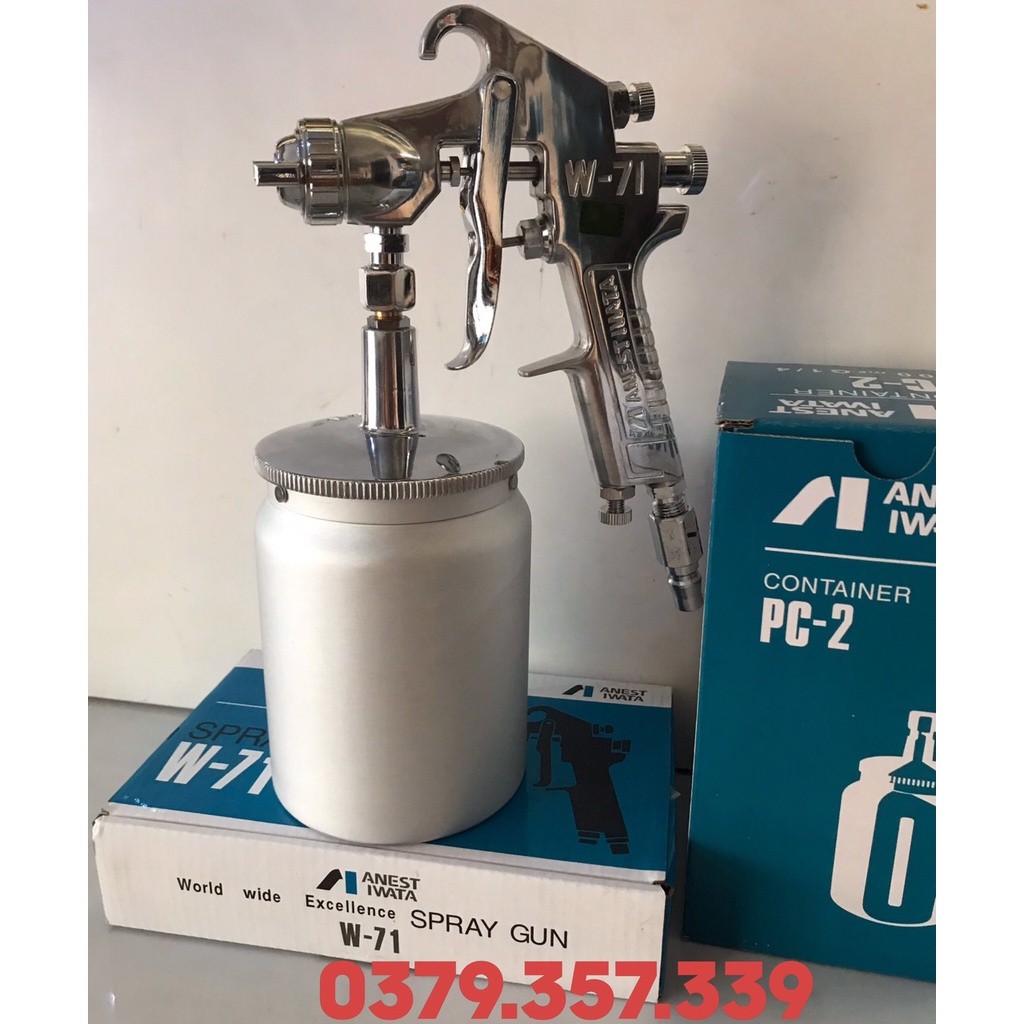 SÚNG PHUN SƠN W71 IWATA BẦU DƯỚI 600ML