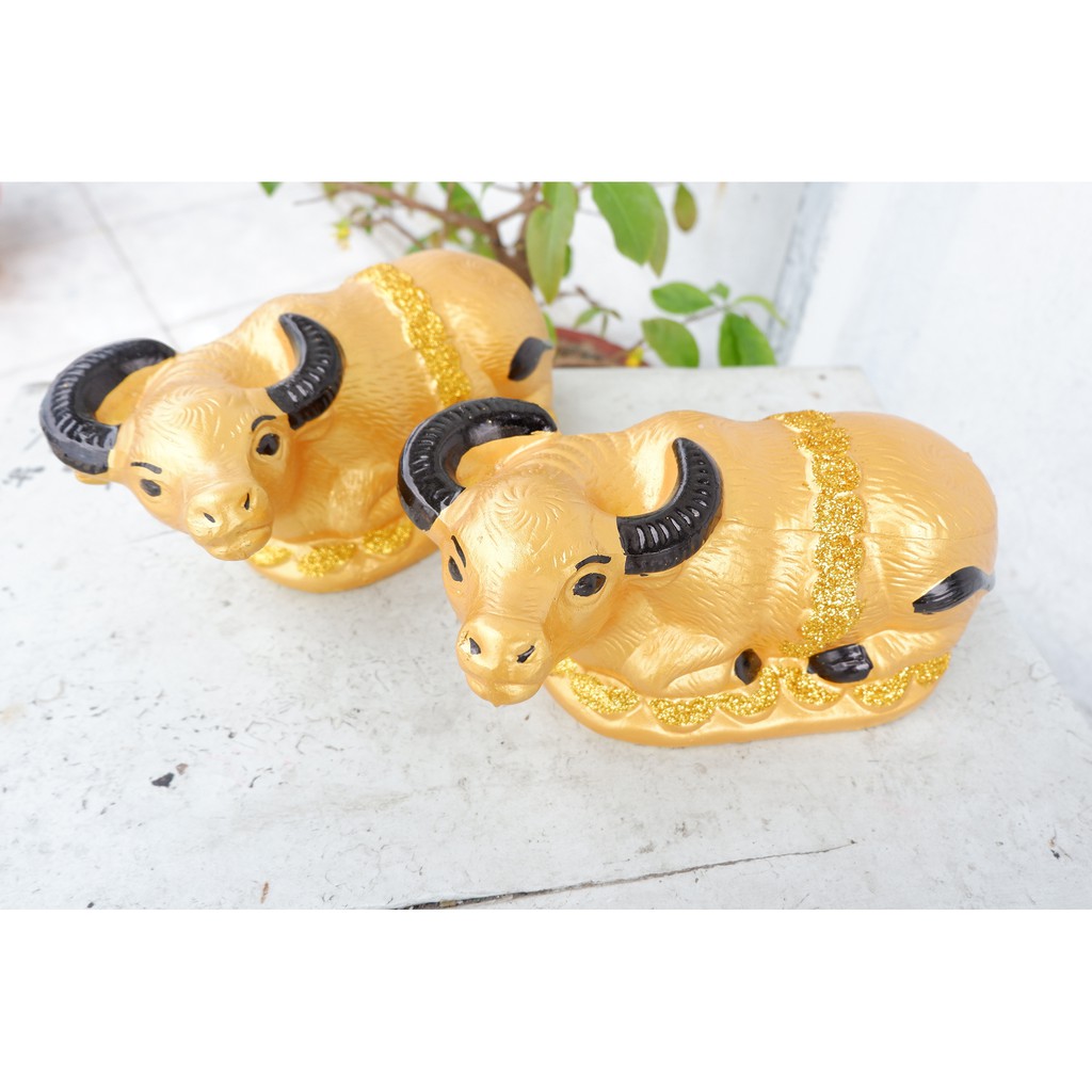 Heo Đất Tiết Kiệm Hình Trâu Vàng - Quà Tặng Năm Tân Sửu | BigBuy360 - bigbuy360.vn