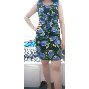 Đầm  body hoa sexy size M thanh lý