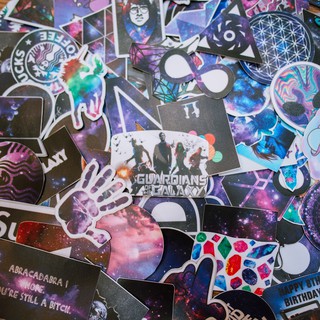 Set 100 sticker chủ đề galaxy