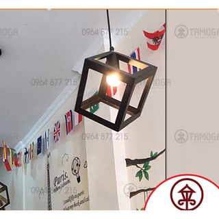 Đèn thả trang trí hình khối lập phương đẹp DT 0069/1