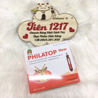 Philatop - Hộp 20 Ống Nhựa