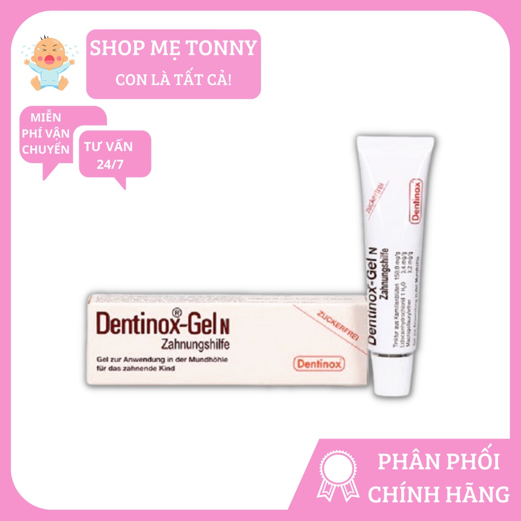 GEL BÔI GIẢM ĐAU KHI BÉ MỌC RĂNG DENTINOX
