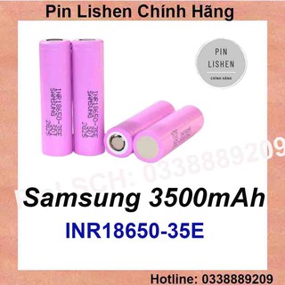 Pin samsung 18650 - 35e 3500mah, pin lap top, pin sạc dự phòng hàng mới