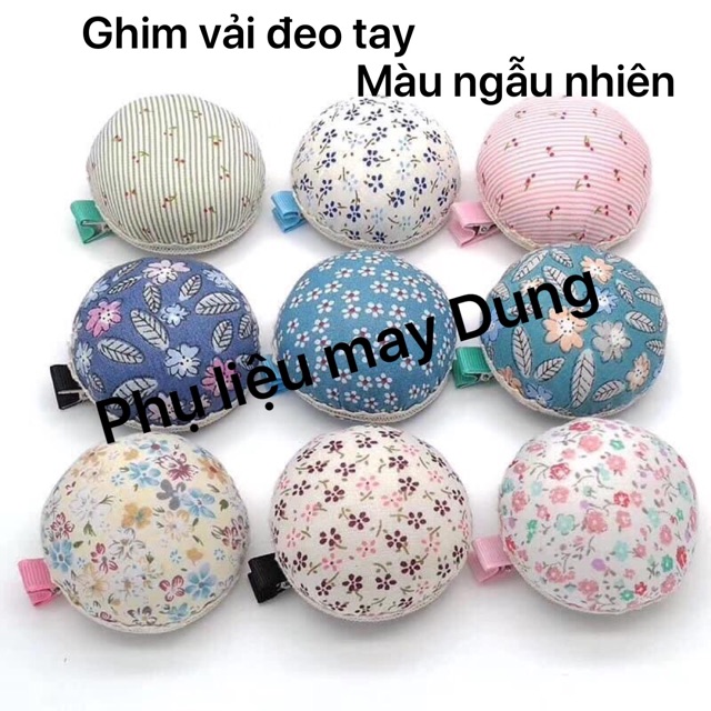 Ghim kim vải đeo tay