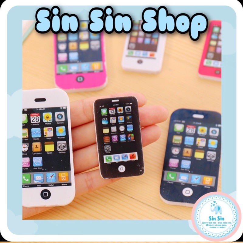 Gôm Tẩy Chì Hình Điện Thoại Iphone Apple Ngộ Nghĩnh - Sinsin