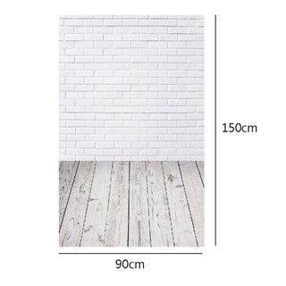 Backdrop Cho Studio Loại Tường Gạch Trắng 3X5Ft