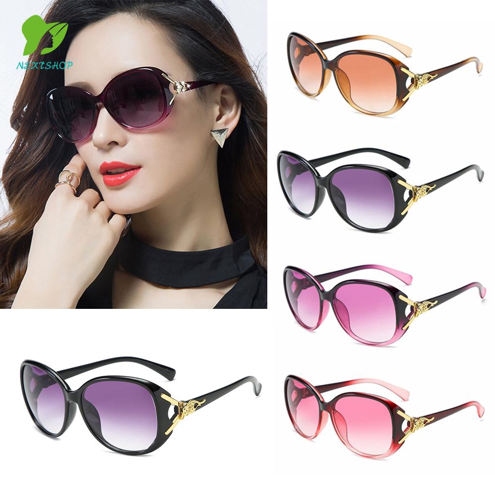 NEXTSHOP Eyewear Streetwear UV400 Protection Large Frame Goggles Women's Sunglasses