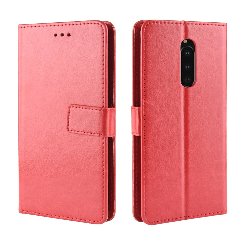 Bao da điện thoại dạng ví da lật cho Sony Xperia 1 Sony Xperia 10 Plus Xperia10 10Plus