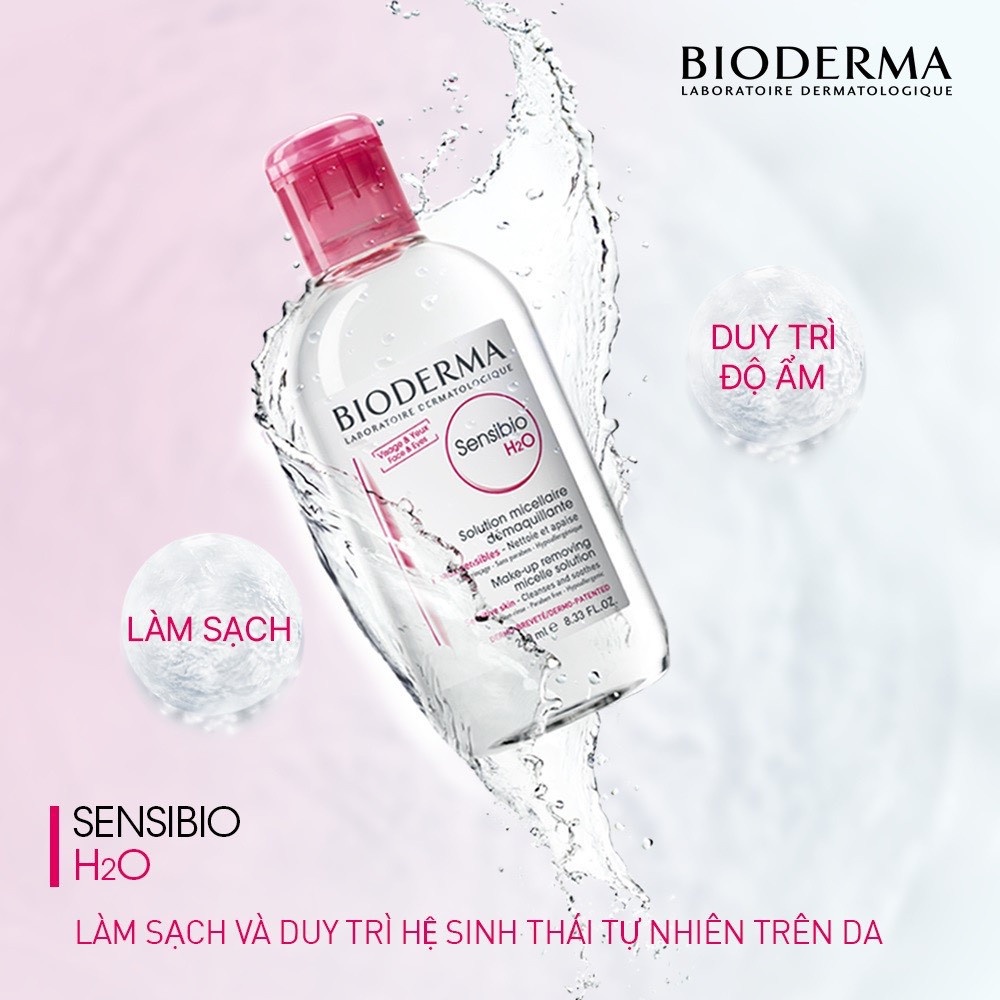 ✅ Nước Tẩy Trang BIODERMA 500ml Cho Da Dầu Mụn, Da Nhạy Cảm
