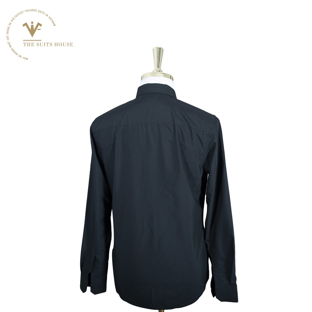 [Mã FAMAYMA2 giảm 10K đơn 50K] ÁO SƠ MI TOPMAN ĐEN - SM00011 | BigBuy360 - bigbuy360.vn