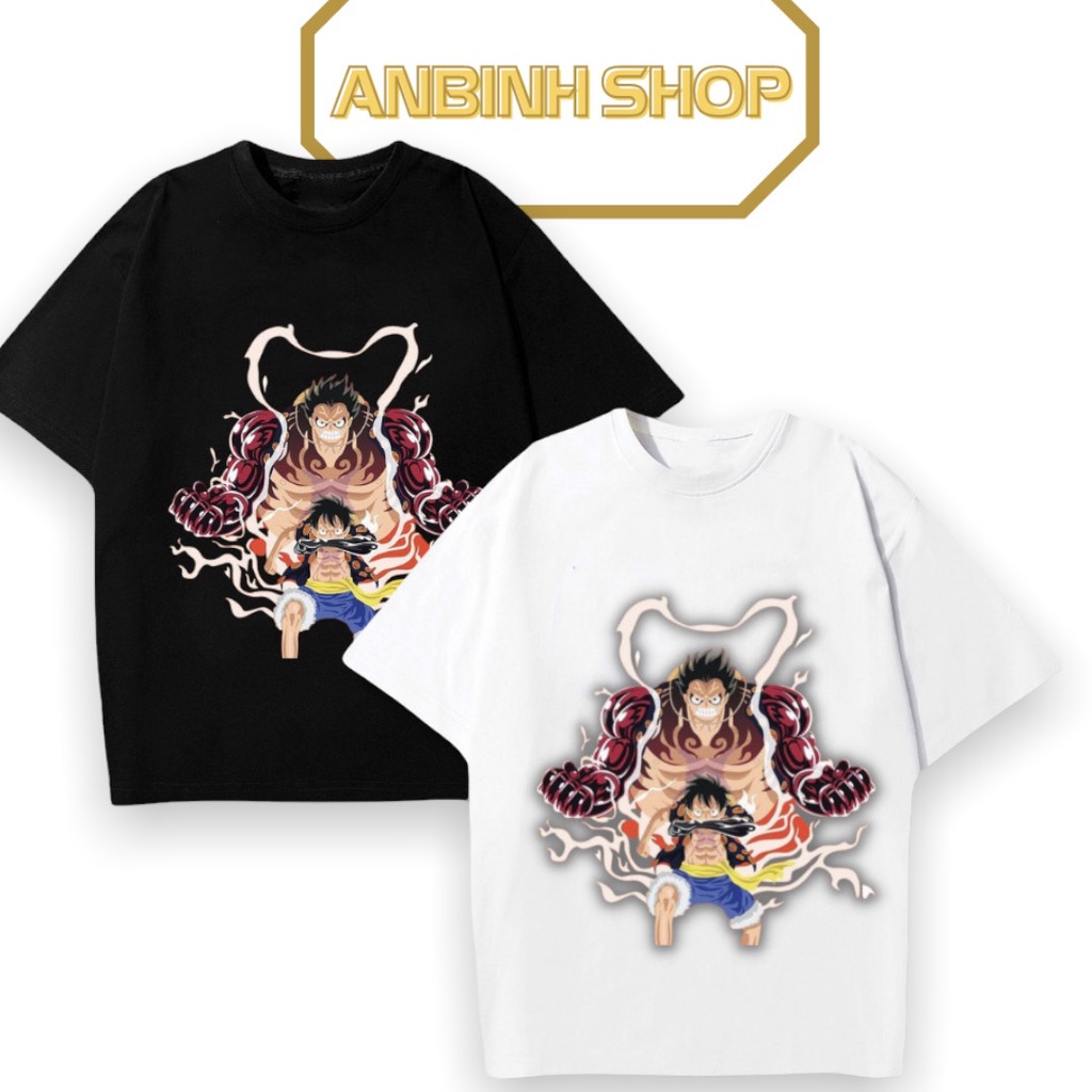Áo thun in hình Luffy One Piece Gear 4 siêu chất Luffy the Fourth Gear