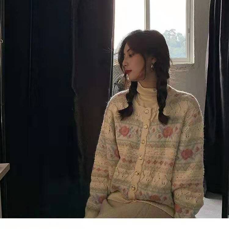 Áo Khoác Len Cardigan Dáng Rộng Thiết Kế Mới Thời Trang Mùa Xuân Theo Phong Cách Nhật Bản Dành Cho Nữ 2021