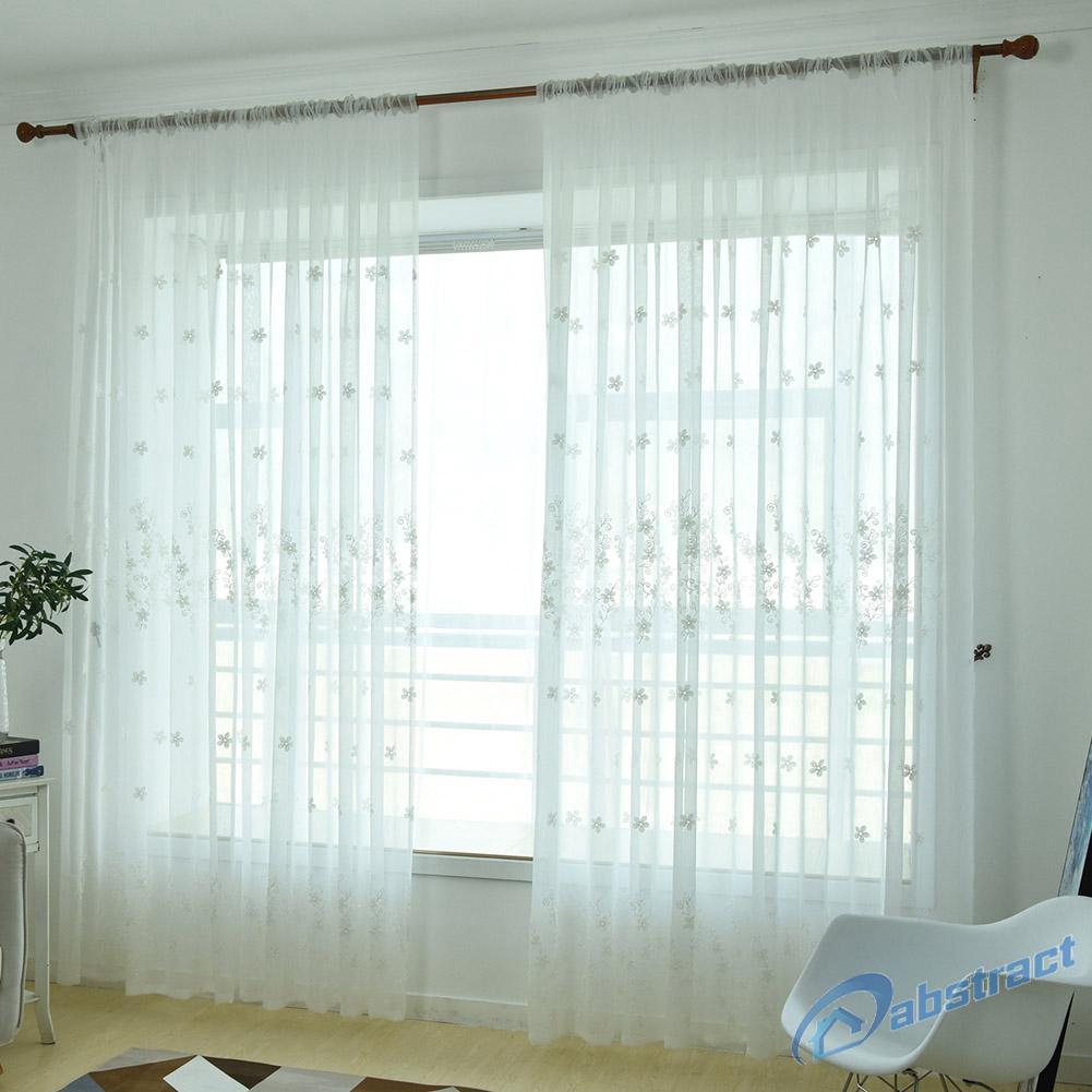 Rèm Cửa Bằng Polyester Với Họa Tiết Thêu Kích Thước 2.5x1m Đầy Độc Đáo