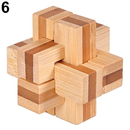 Đồ Chơi Mở Khóa Khổng Minh Bằng Gỗ Cho Bé