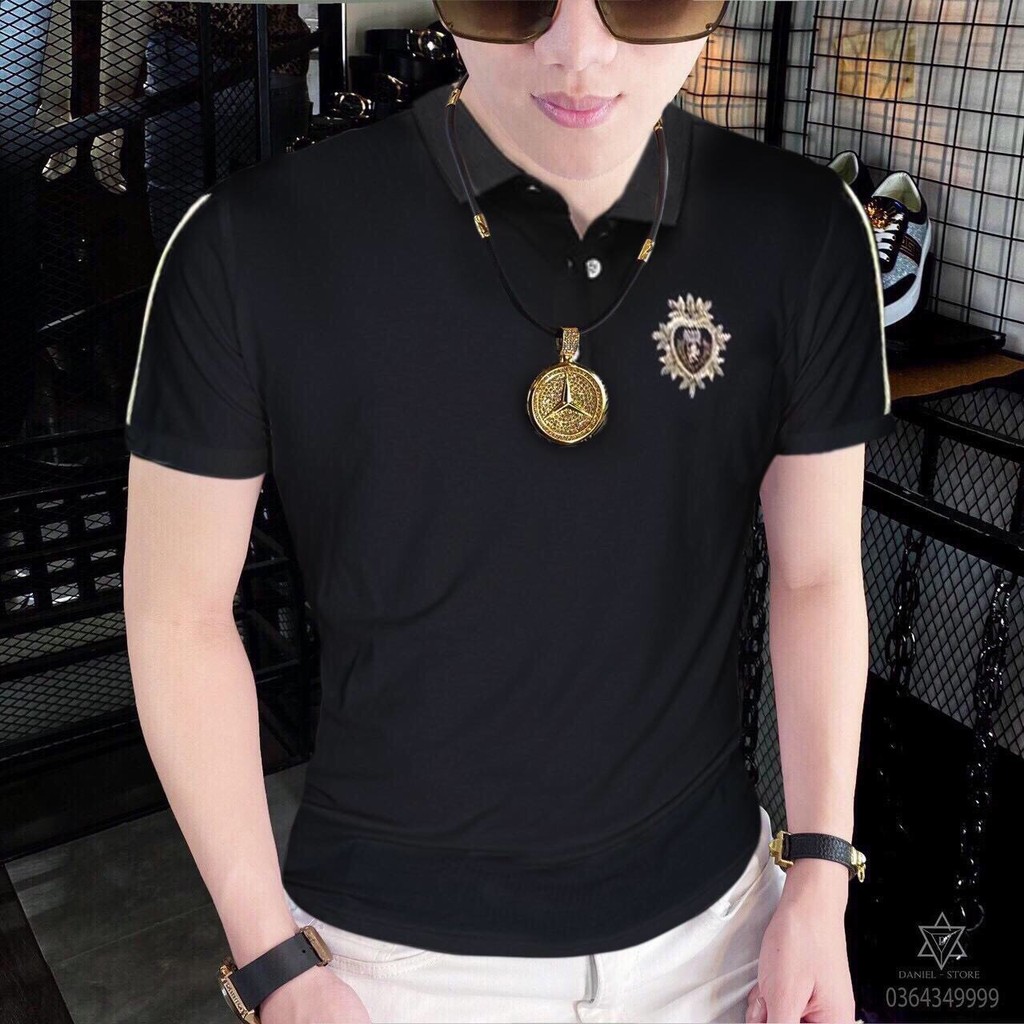 Áo thun có cổ nam cao cấp vải cotton co dãn 4 chiều cực xịn hàng chuẩn shop (shop tự chụp) athur_sho