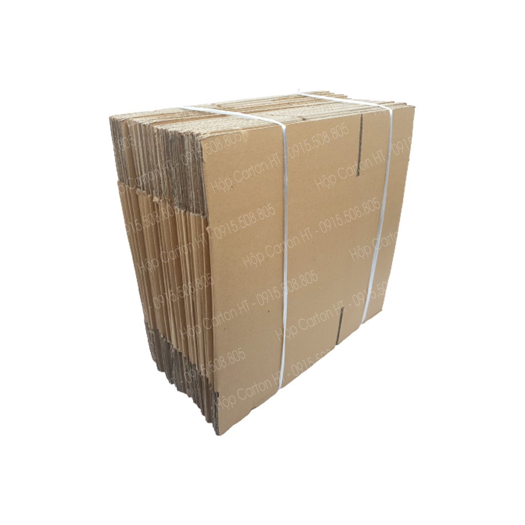 Combo 10 25x15x20 Hộp carton đóng hàng, thùng bìa giấy cod gói hàng tiện lợi