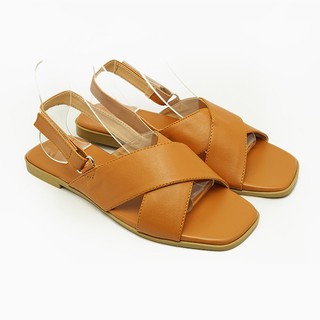 Giày sandal đế bệt Cindydrella c270 nâu