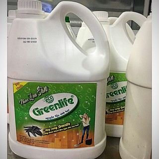 Nước lau sàn tinh dầu quế Greenlife 4L hcm