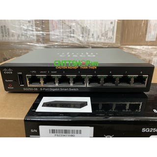 Switch Cisco SG250-08 - 8 port