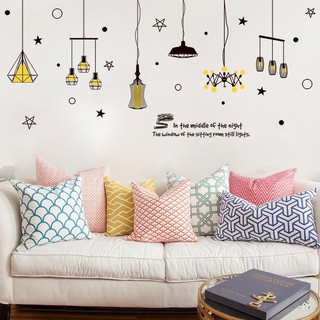 Decal dán tường dây đèn siêu hot MS-146