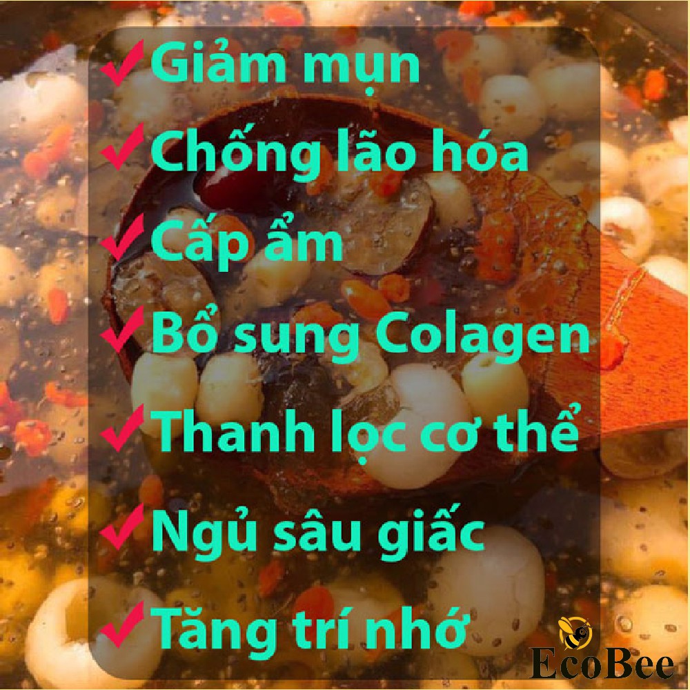 Chè dưỡng nhan - Set 13 nguyên liệu nấu được 10 chai 330ml , Tặng lá dứa - Ecobee | BigBuy360 - bigbuy360.vn