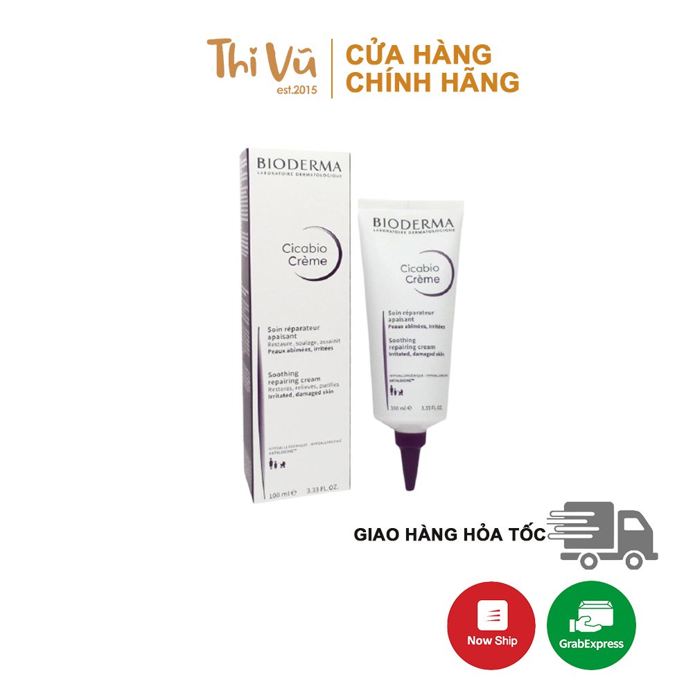 Kem dưỡng da Bioderma Cicabio Creme 100ml, kem dưỡng ẩm, kem phục hồi da - Thi Vũ