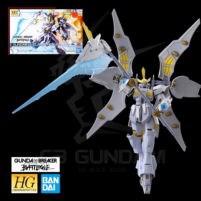 [BANDAI] HG 002 1/144 GUNDAM LIVELANCE HEAVEN BREAKER BATTLOGUE HGBB MÔ HÌNH ĐỒ CHƠI LẮP RÁP GUNPLA CHÍNH HÃNG NHẬT BẢN