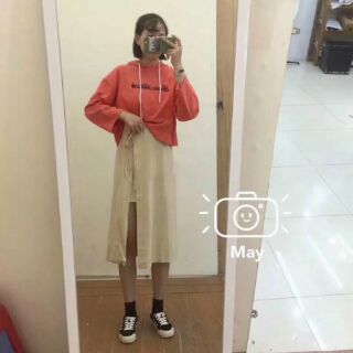 Áo hoodie croptop