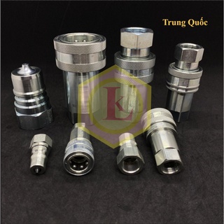 - Khớp nối nhanh bi dẫn dầu, thuỷ lực từ 13mm dến 34mm