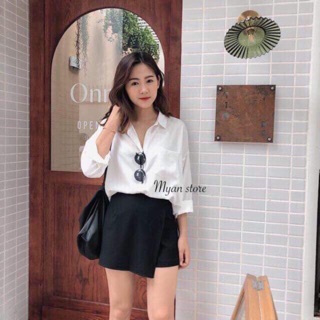 Quần váy sẻ tà siêu xinh