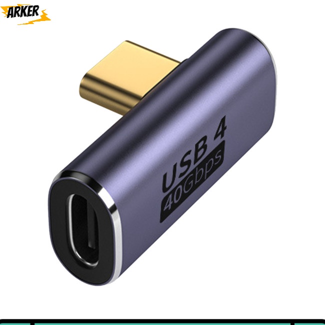 Đầu Chuyển Đổi Sạc Nhanh AK Type-C 4.0 Sang Cổng Cắm C Pd100w 40gbps Cho Notebook Mobile