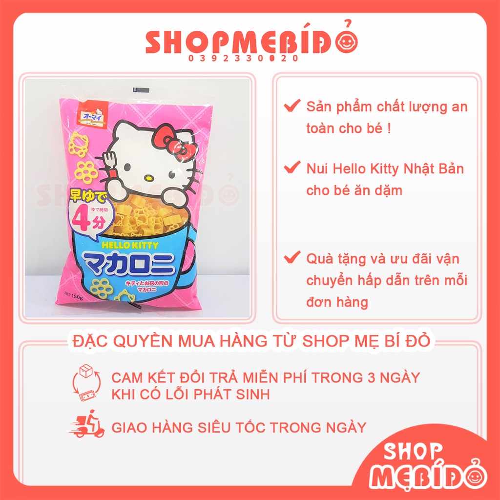 Nui Hello Kitty Nhật Bản Cho Bé Ăn Dặm Date 2023 Shop Mẹ Bí Đỏ TP23F