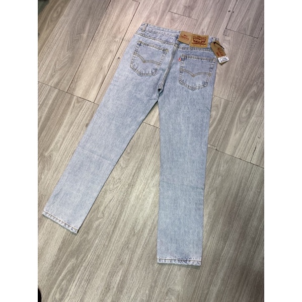 Quần bò xuông nam CK ke.vil Leviss 2216, quần bò nam ống xuông thời trang