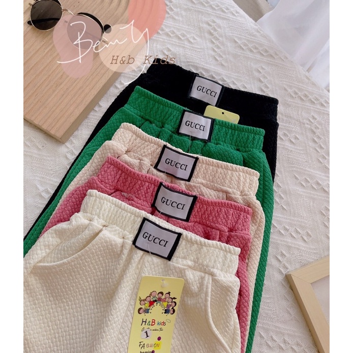 Quần dài ống rộng bé gái size 18-32kg cạp cao, quần áo trẻ em thu đông