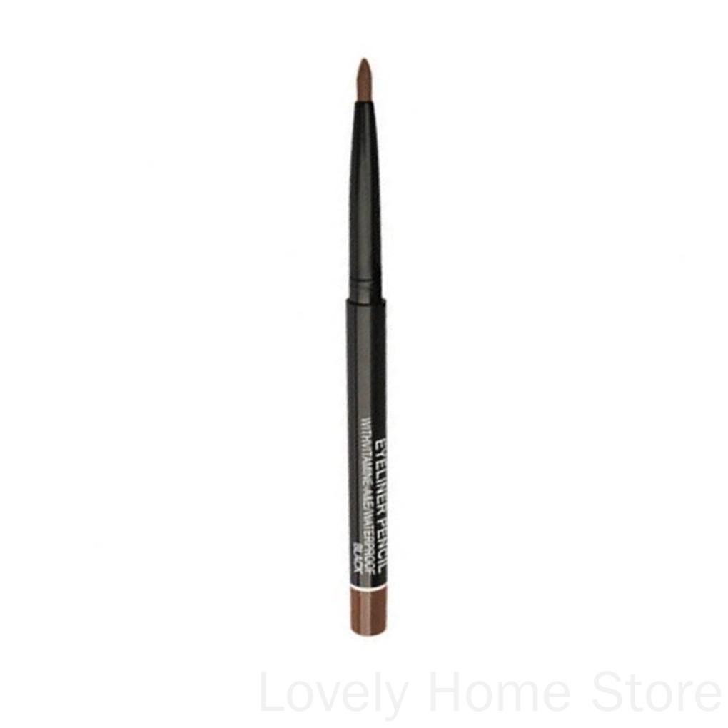 [Hàng mới về] Bút kẻ mắt chứa vitamin E màu đen/nâu kháng nước dành cho người mới bắt đầu